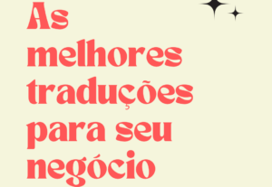 Eu vou traduzir seu texto do português para o inglês