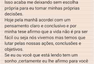 Eu vou criar um artigo pra você em poucos minutos