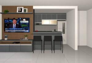 Eu vou Projetar 3 D- Móveis sob medida