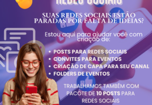 Eu vou criar posts para suas redes sociais