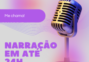 Eu vou gravar aúdios em PT ou EN fluente