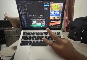 Eu vou editar seu video rápido, deitado na minha cama