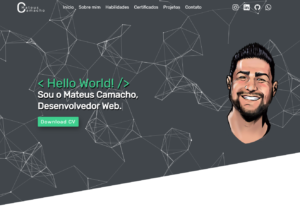 Eu vou criar seu site / blog / landing page.