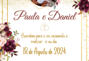 Eu vou fazer o convite do seu evento
