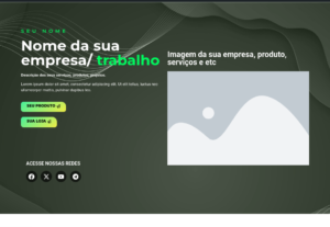 Eu vou fazer uma landing page para você ou seu negócio.