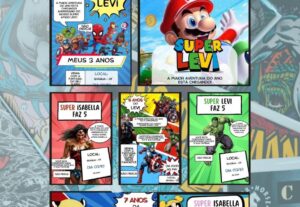 Eu vou fazer Convite para aniversário infantil de todos os t...