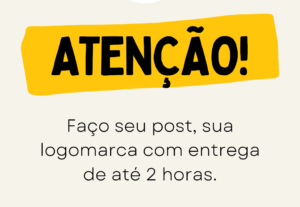 Eu vou fazer post e logomarca para suas redes sociais.