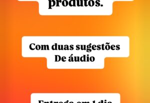Eu vou fazer as gravações de áudio conforme for necessidade
