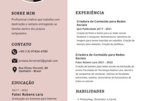 Eu vou Fazer o seu currículo