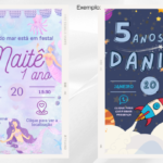 Eu vou fazer um convite digital interativo