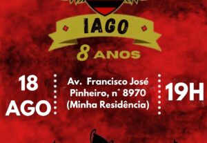 Eu vou criar um convite de aniversário show de bola