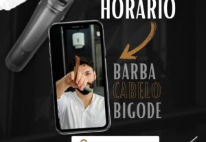 Eu vou fazer uma arte personalizada para sua barbearia.