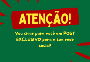 Eu vou desenvolver o melhor post para a sua rede social.