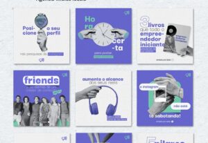 Eu vou criar 15 posts profissionais para o seu instagram