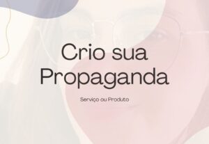 Eu vou fazer uma propaganda de serviço/produto Entrego hoje