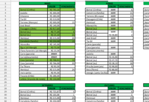 Eu vou  fazer as suas planilhas no Excel