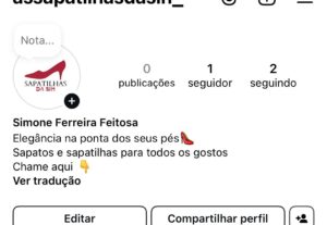 Eu vou criar um perfil profissional pra você