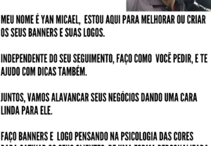 Eu vou Criar ou Melhorar sua logotipo ou banner para anuncio