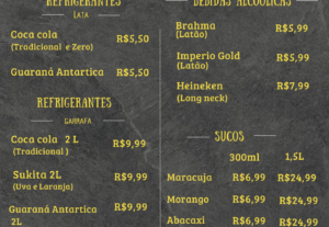 Eu vou criar o seu Cardápio profissional