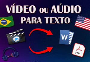Eu vou Transcrever o seu vídeo em texto - português ou inglê...