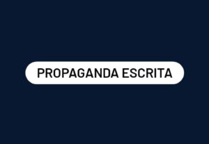 Eu vou fazer sua propaganda escrita