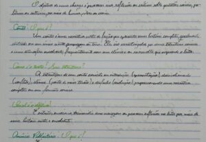 Eu vou traduzir ou escrever um texto que você me mandar