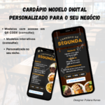 Eu vou criar/modificar seu Cardápio profissional