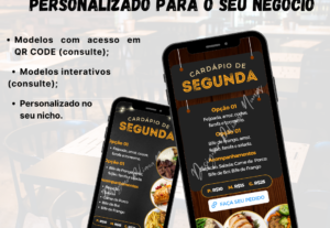 Eu vou criar/modificar seu Cardápio profissional