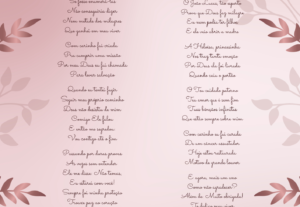 Eu vou criar o Poema Personalizado que você precisa.