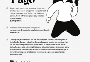 Eu vou fazer a gestão de trafego para seu comercio local