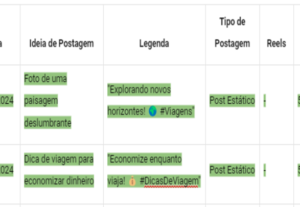 Eu vou criar seu cronograma de postagens em pdf