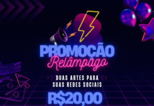 Eu vou criar duas artes incríveis para suas redes sociais