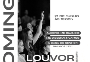 Eu vou fazer flyer para culto