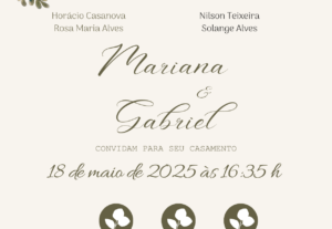 Eu vou fazer um convite interativo para você.