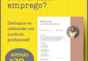 Eu vou criar um currículo profissional