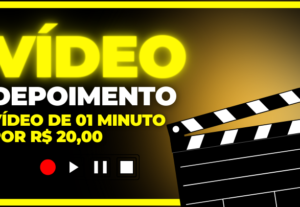 Eu vou fazer um vídeo de propaganda do seu produto/serviço