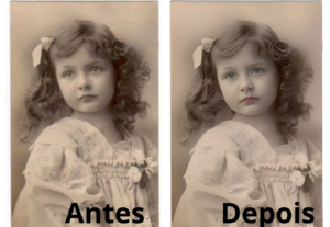 Eu vou restaurar suas fotos antigas.
