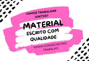 Eu vou transcrever e diagramar seu material com qualidade