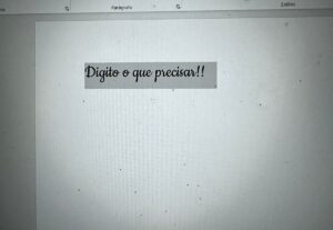 Eu vou fazer digitação dos textos que precisar, até 5 página...