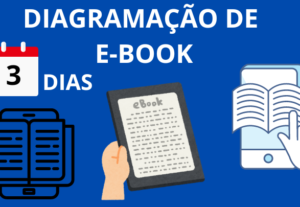Eu vou Diagramar o seu E-book de forma excepcional.