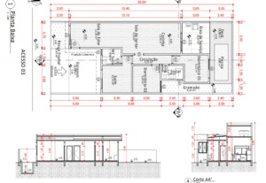 Eu vou desenhar seu projeto em Cad