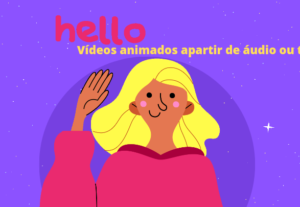 Eu vou criar vídeos animados com textos que quiser