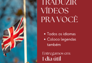 Eu vou Traduzir vídeos inglês para você