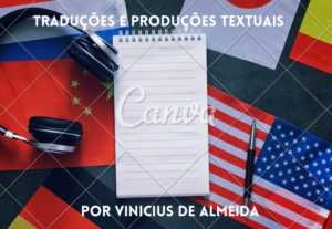 Eu vou traduzir textos e vídeos do inglês, francês e espanho...