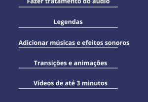 Eu vou editar um vídeo para você