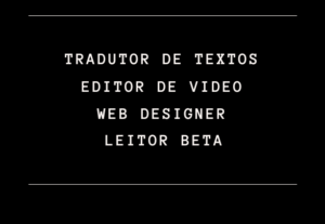 Eu vou Criar logo, editar, traduzir, analisar livros