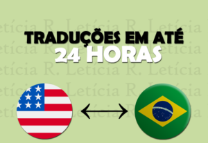 Eu vou traduzir seus textos do Português para o Inglês