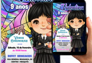 Eu vou criar um lindo Convite Digital para sua festa.