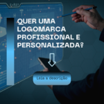 Eu vou fazer a sua logo marca personalizada e profissional