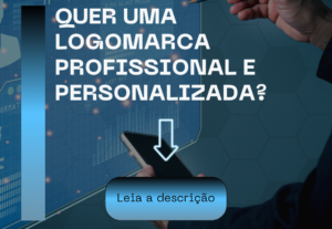 Eu vou fazer a sua logo marca personalizada e profissional